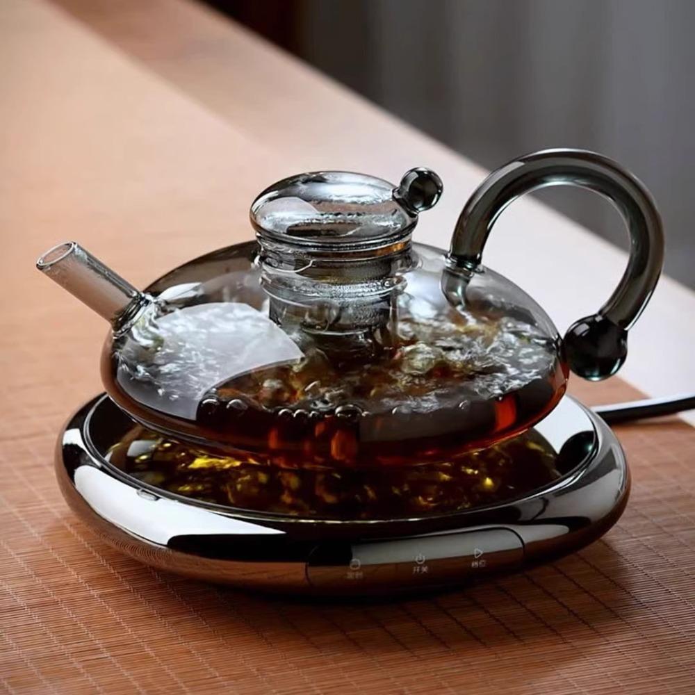 Nordic Style Deflated Tea Pot Heat Resistant Tea Brewing Pot Household Flower Tea Kettle Fruit Tea
