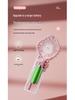 F3 Portable USB Rechargeable Mini Fan: Handheld, Desktop, Hydrating Spray – Perfect for School or Dorm Gifts