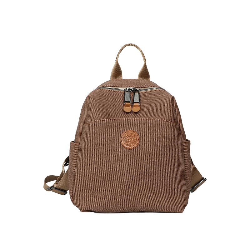 Women's nylon backpack waterproof large-capacity casual schoolbag 2024 new travel bag backpack wholesale