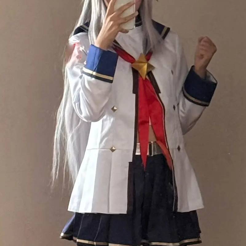 Pretty Derby Oguri Cap Cosplay Costume With Polyester Blend For Anime Role Play