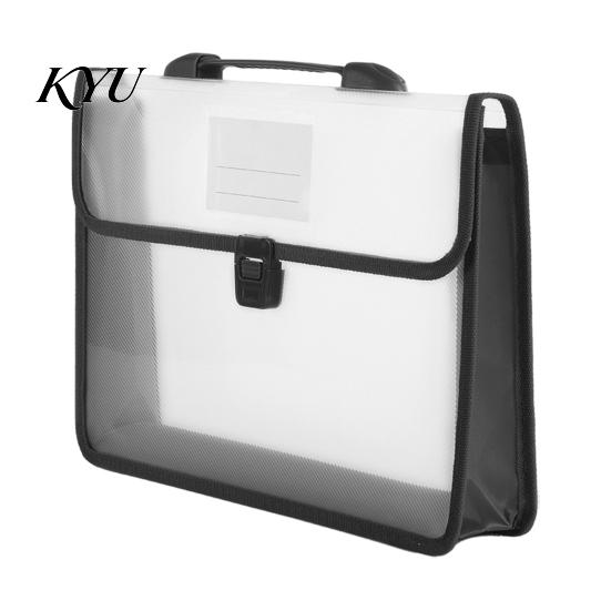 Travel Document Carrier Organizer with Handle And Buckle Closure, Expandable Waterproof File Bag, Portable Office Keeper 800 Sheets Capacity