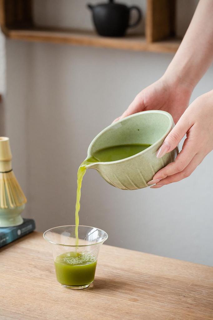 Ceramic Matcha Tea Ceremony Set with Whisk & Holder
