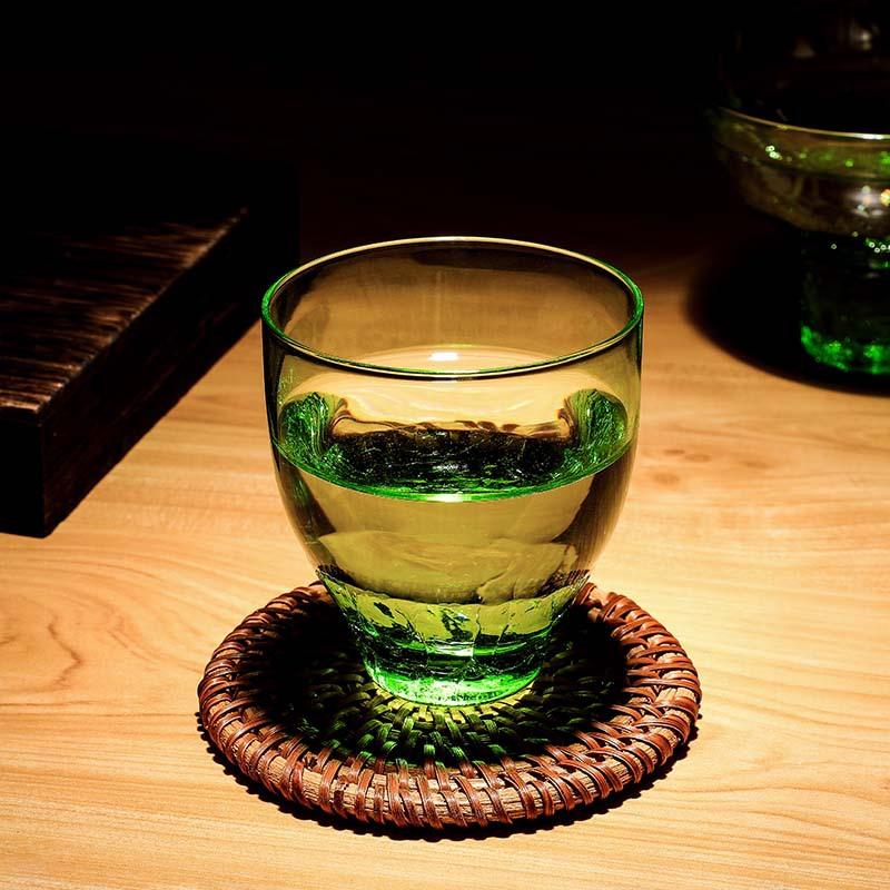 Japonská ledová praskající skleněná čajová miska, kreativní čajová miska mistrovská miska jednotlivá miska velká skleněná čajová souprava