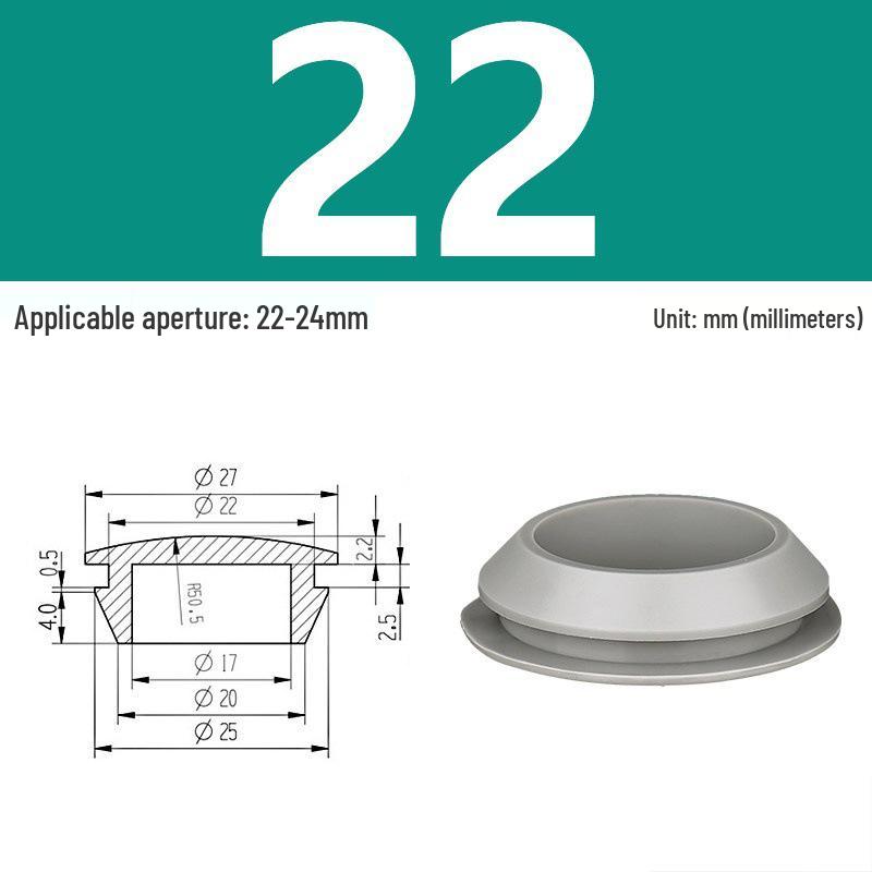 High-Temp Resistant Silicone Rubber Stopper with Card Slot Sealing Cap