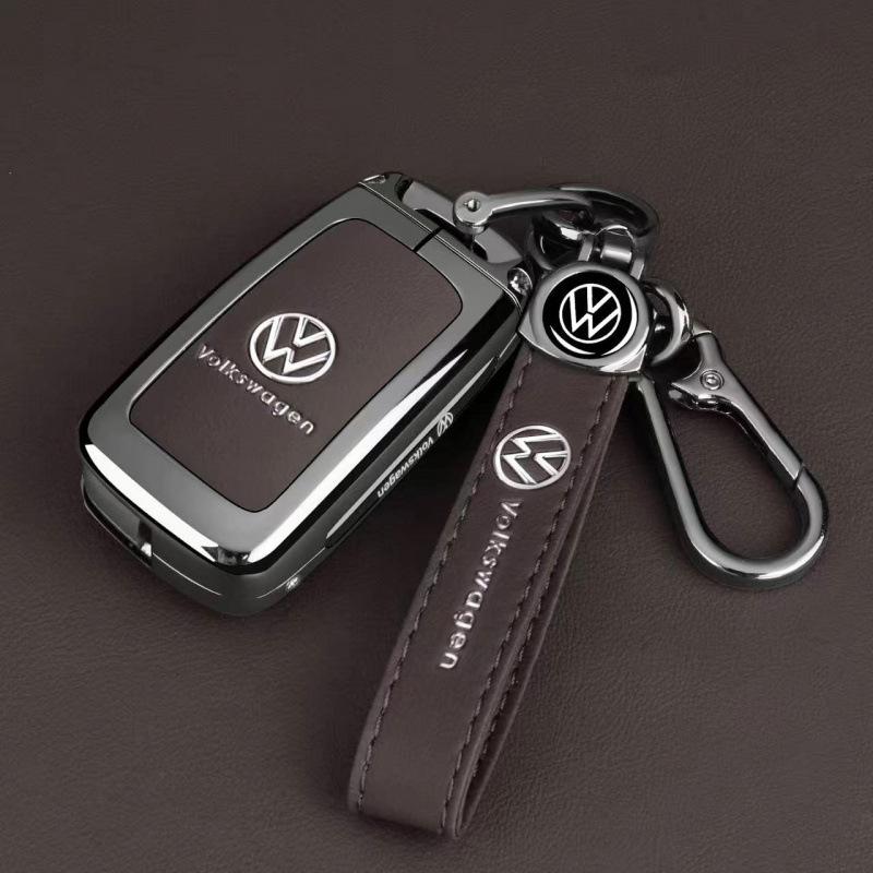 Key Case for Volkswagen: Fits Teramont, Bora, Golf, Sagitar L, Tayron, Magotan, T-Roc, and T-Cross Models