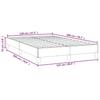 Bed Frame without Mattress Dark Blue 120 x 200 cm Velvet