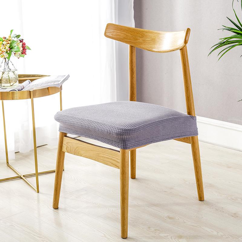 Vodotěsný sametový potah sedadla s kostkovaným vzorem - Silný, měkký, elastický, nežmolkuje se, odolný proti skvrnám, jednobarevný potah na stoličku.