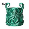 Environmentally Friendly Plant Holder 3D Printed Octopus Planter, Artistic Coastal Pot, Decorative Sun Resistant Garden Ornament Container for Cactus,