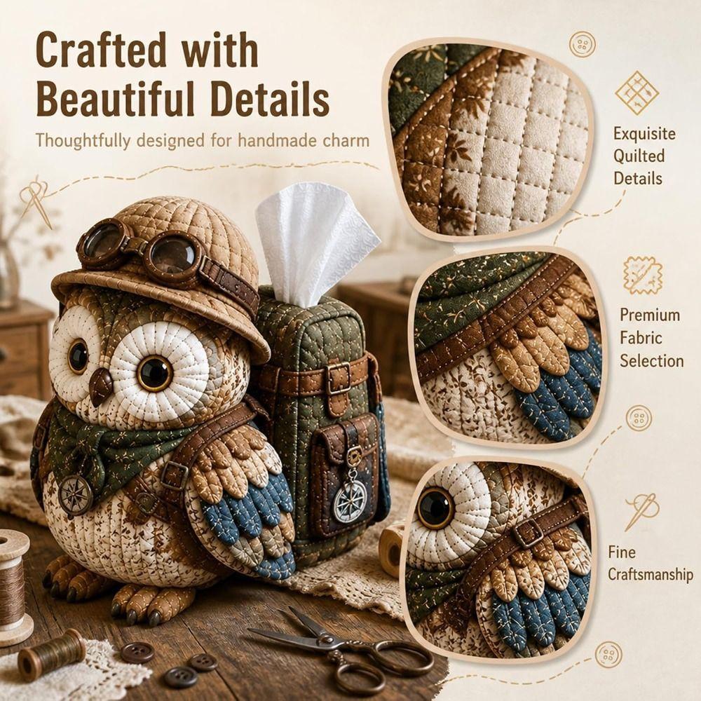 Kit da Cucito Patchwork Fai da Te Kit Patchwork Trapuntato Animale Nuova Scatola Porta Tessuti Trapuntata Progetto Creativo