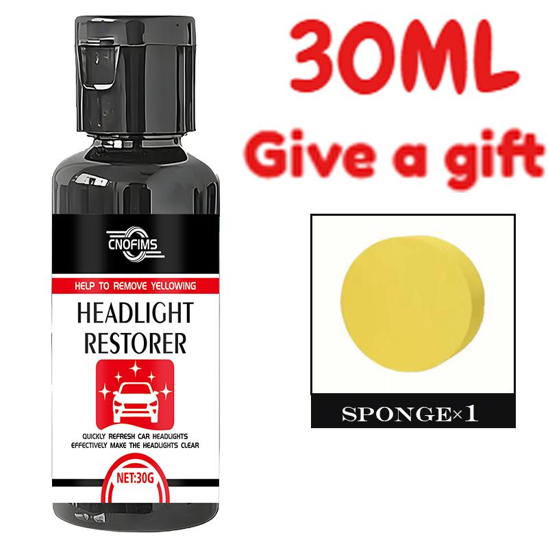 

Car Headlight Repair Paste - High-strength polishing agent that removes oxidation, scratches, blurring, and yellowing, restoring