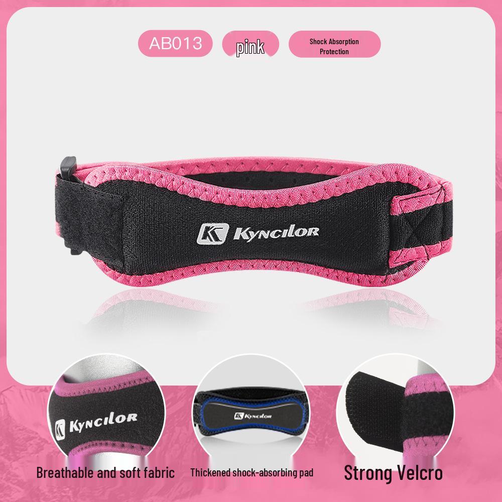 Breathable Compression Patella Strap: Anti-Slip, Shock-Absorbing Knee Protector for Running