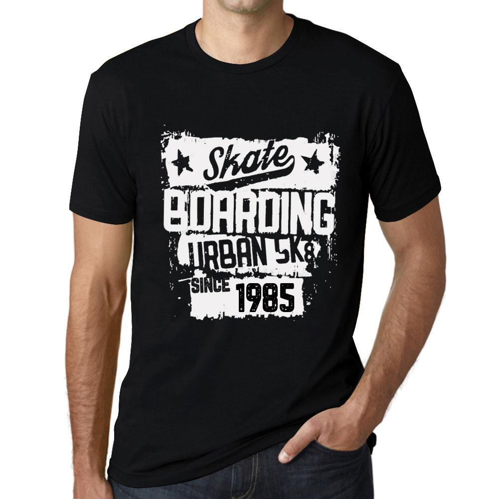 Pánské vintage tričko s grafikou Urban Skate od roku 1985 Deep Black