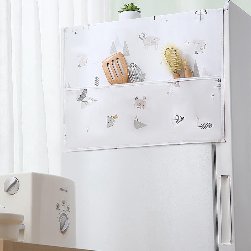 Original Design of Refrigerator Dust Cover Refrigerator Lid ClothDust Cover and Storage Bag