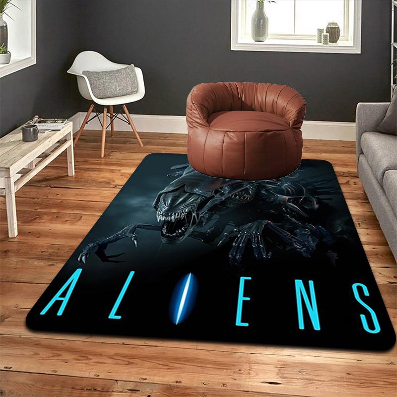 Alien Rug Floor Mat for Living Room or Bedroom Soft and Comfortable Carpet a Gift for Birthday and Holiday.SFF0917496