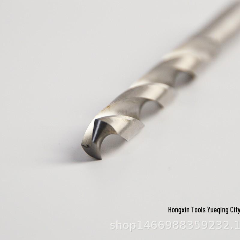 4241 HSS Straight Shank Twist Drill Bit, Polished for Clean Edges, Drills Aluminum, Iron, Wood, Metal, Sizes 1-13mm, White.