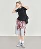 BASIC HOUSE Uni Bermuda Wide Single-Pleat Special Double-Sided Shorts Melange Grey