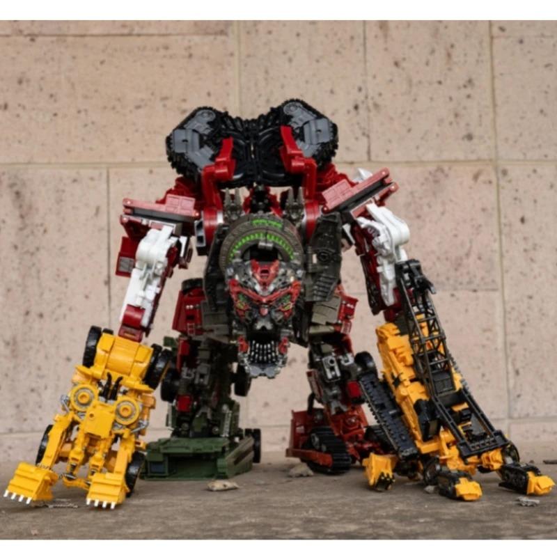 TAIBA 8 IN 1 Big Devastator Toys Transformation Action Figure Robot Car Anime Series Model Classic Boy Kids Gift DD01 DD04