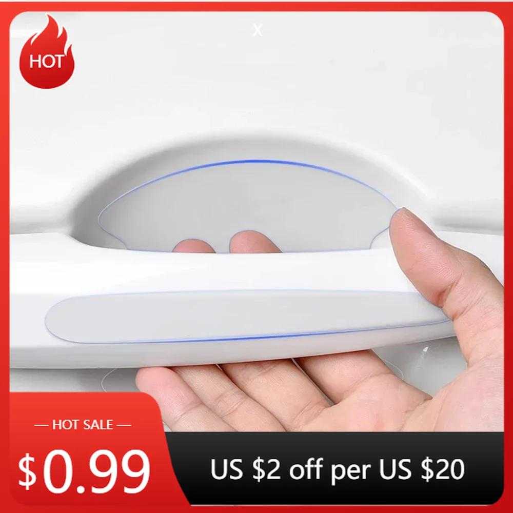 2025 Hett 8st Bil Dörr Handled Genomskinligt Skydd Sidohandtag Dekal för Mercedes Benz W124 W203 W204 W205 W212 GLS GL CLA GLA