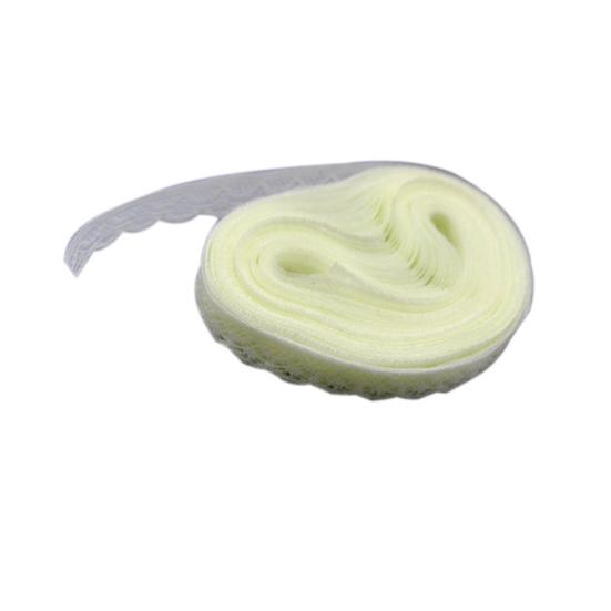 

10 ярдів мереживної стрічки шириною 15 мм з обробкою з тканини DIY Весільна декоративна швейна мотузка бежевий