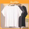 Casual Plus Size Womens T Shirt With Modal Fabric For Commuting Comfort