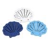 100pcs Seashell Starfish Home Decor Innovative DIY Hand Crafted Wooden Decor Patch for Party Holiday Celebration Photography