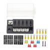 Car 4 Way Circuit StandardATO ATC Blade Fuses Box Block Holder 32V with Cover