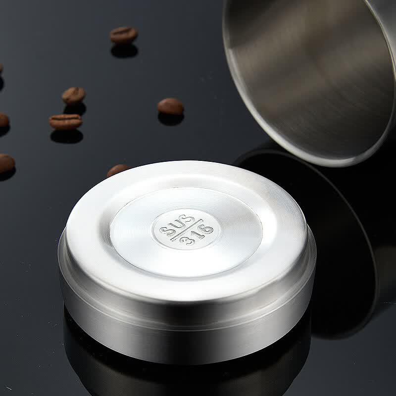 Stainless Steel Double-Wall Insulated Mug with Lid
