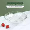 Big Round Plastic Fruit & Snack Tray