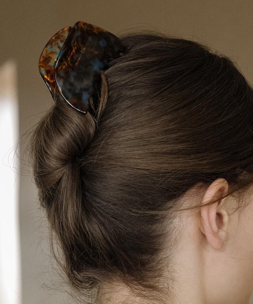 Has En012 Cellulose Circle Hair Clip (2Colors)
