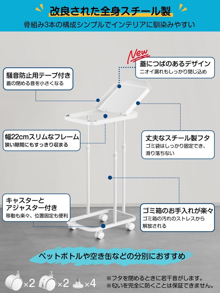 TTWO Müllsack Kompatibel mit 20L bis Höhe Mülleimer mit Geruchssortierung Müll Staubbeutel Müllsack Easy Trash Plastiktüte Plastiktüte Recycling Eco