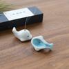 1Pcs Cute Small Whale Incense Burner, Whale Shape Incense Stand Holder Ceramic Incense Burner Stick Rack DIY Home Decoration