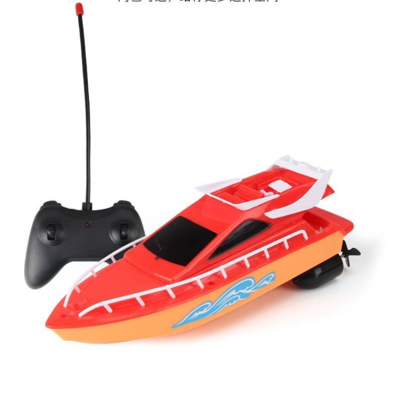 Childrens Remote Control Speedboat Water Toy With Handheld Remote For Outdoor Play