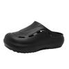 Summer new 2025 sandals fashion trend versatile personality thick bottom stepping on shit feeling breathable deodorant hole shoes sandals