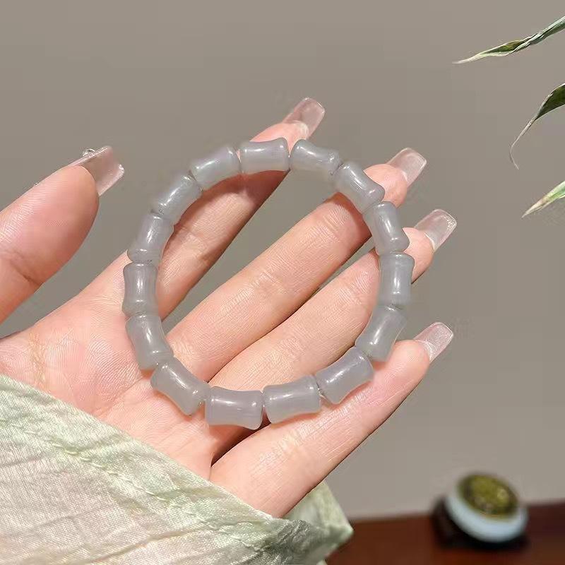 Ancient bamboo bracelet, summer national style, small and fresh couple elastic student plate play bracelet, send boyfriend and girlfriend