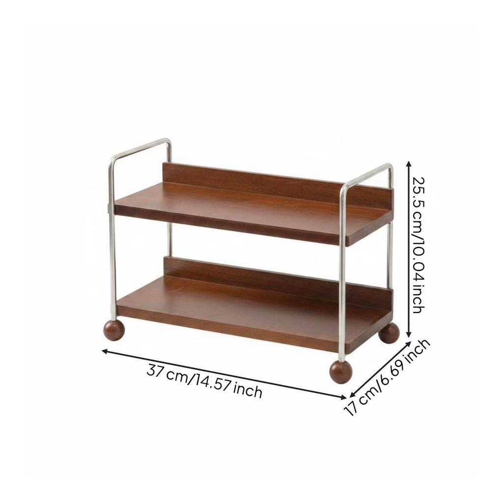 3 Tier Desktop Organizer Multi Purpose Countertop Shelf for Dorm Room