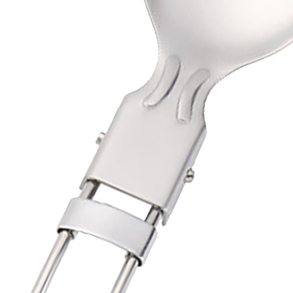 3Pcs 304 Stainless Steel Folding Spork Smooth Polished Dinner Utensils  Daily Dining