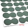 100pcs Self-Adhesive 21700 18650 26650 Battery Insulating Gasket, Hollow Paperboard Electrical Insulation Pad Rings 1S-8S Solid