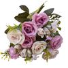 1 Bouquet 5 Branches European Style Artificial Royal Rose Home Room Decor