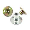 5Pcs/set Useful Metal Three-hole Locking Flange Nut Nut Fastener M6 M8 M10 Lock Nuts Round Flat Tee Furniture Nuts Screw