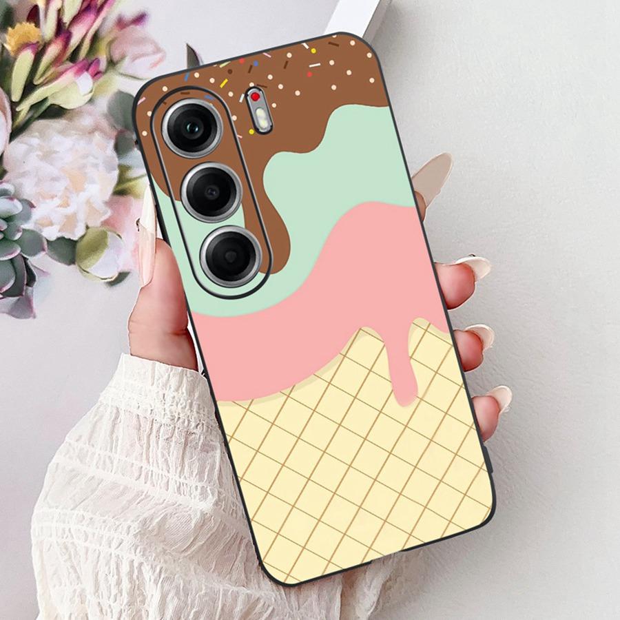 For Tecno Camon 40 Pro 5G Case CM7 Cute Cat Cool Painted TPU Soft Silicone Back Cover For Tecno Camon40 Camon 40Pro Phone Cases