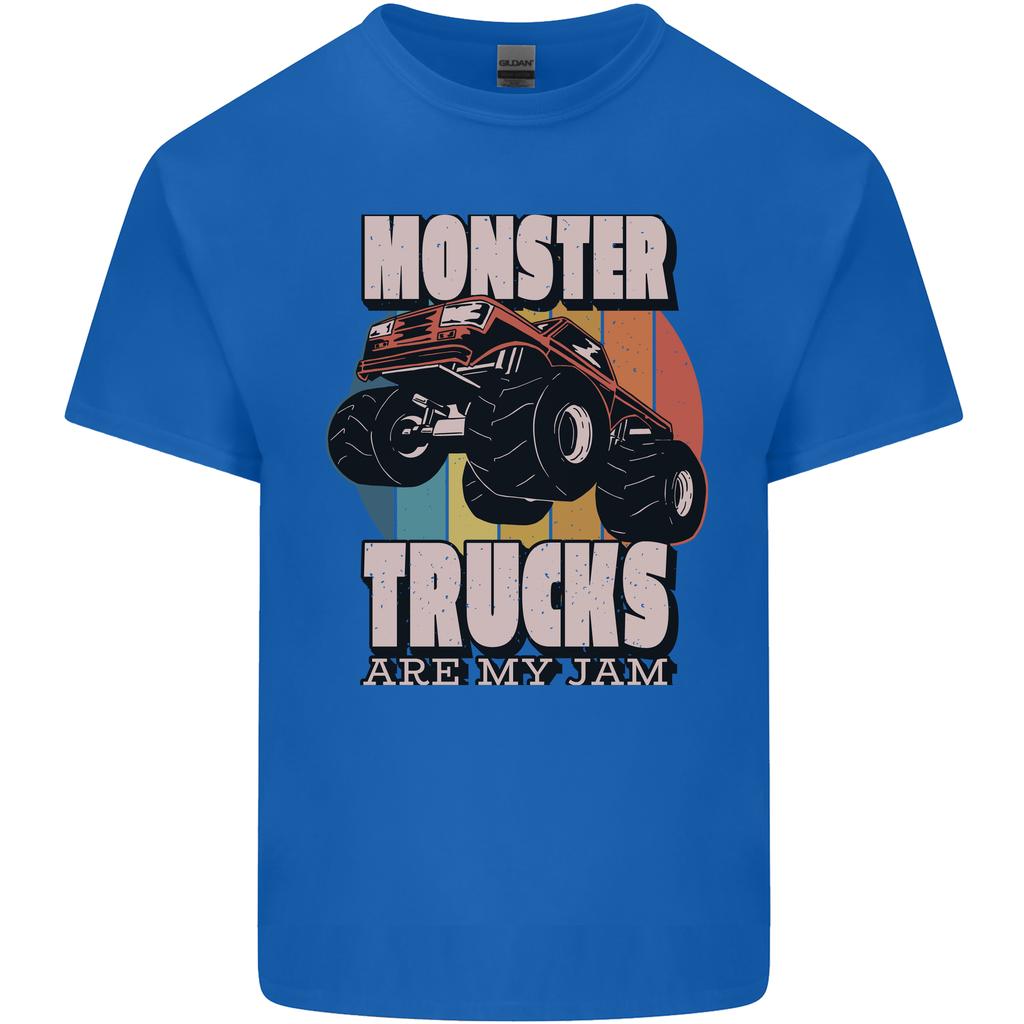 Monster Trucks are My Jam Funny Unisexs Light Cotton TShirt
