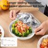5/10/20/30/40/50 Pcs Aluminum Foil Food Preservation Covers Heat Retention Dust Proof Odor Proof For Leftover Storage Fits Bowls