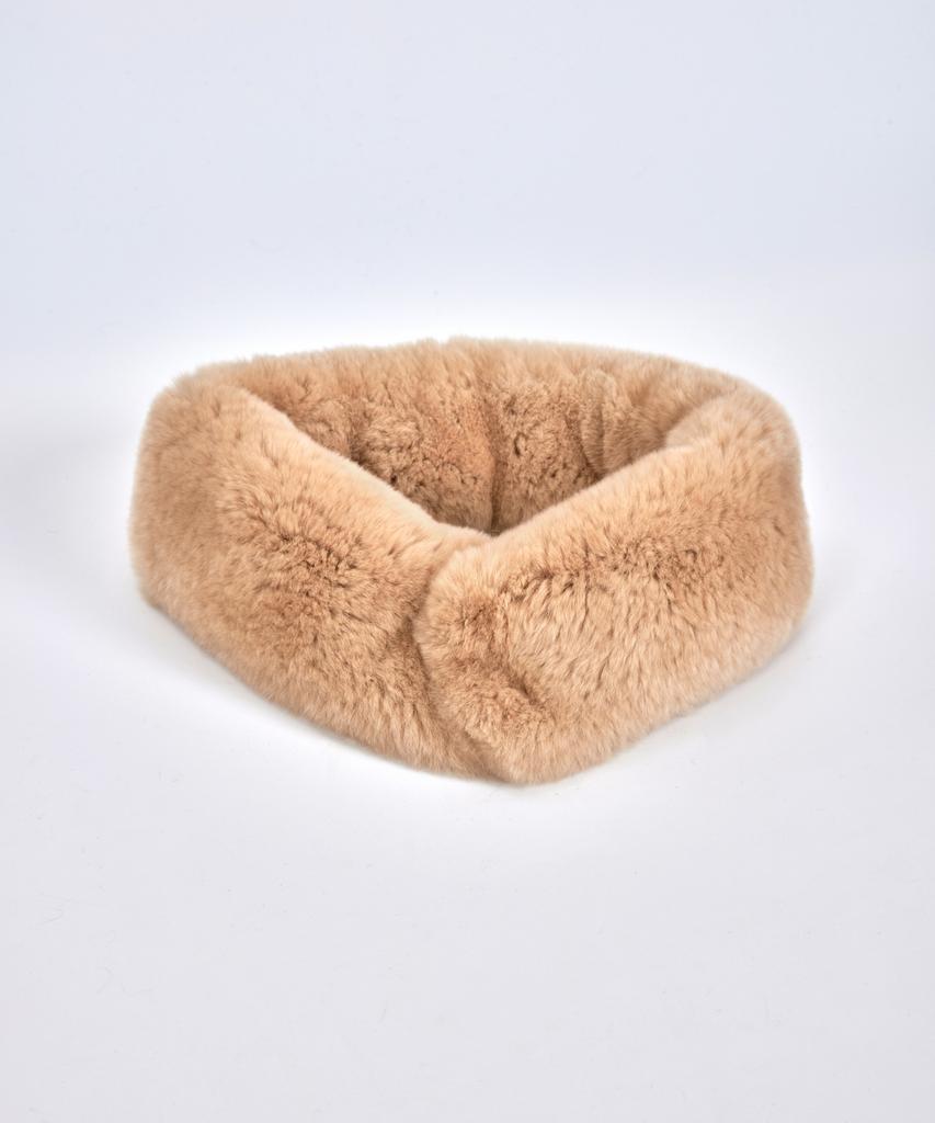 Maia Rabbit Fur Magnetic Scarf