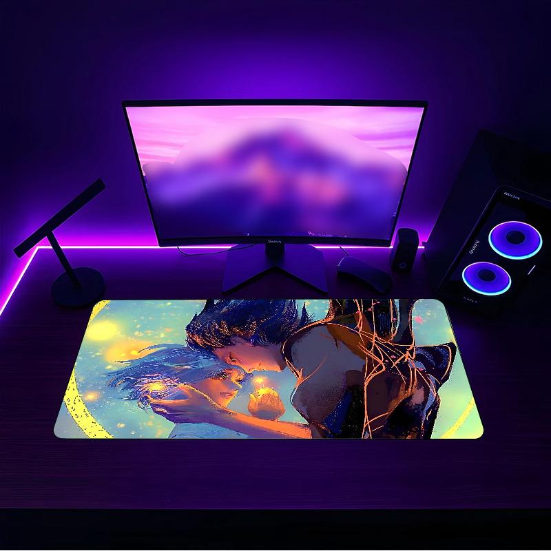 Das wandelnde Schloss (1) Mauspad mit rutschfester Gummibasis, geeignet für Heimbüros und ein ideales Geschenk für Gamer