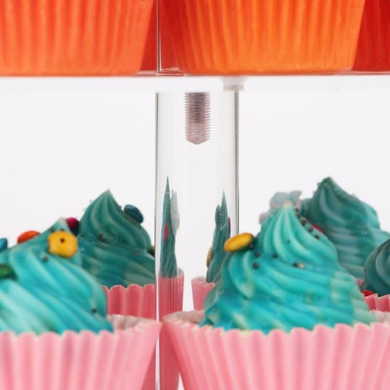 Commodity Stand Acrylic Cupcake Dessert Cake Display Stand Jewelry Earring Props Small Jewelry Rings Display Stand