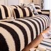 New Lamb Wool Plush Sofa Coushion Cover Anti-Slip Sofa Slipcovers Autumn and Winter High-end Plush Couch Cushion Seat Covers