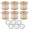 6 Pcs Fuel Filter Water Separator Oil Water Filter Kit Replacement for RACOR 2010PM‑OR 500FG