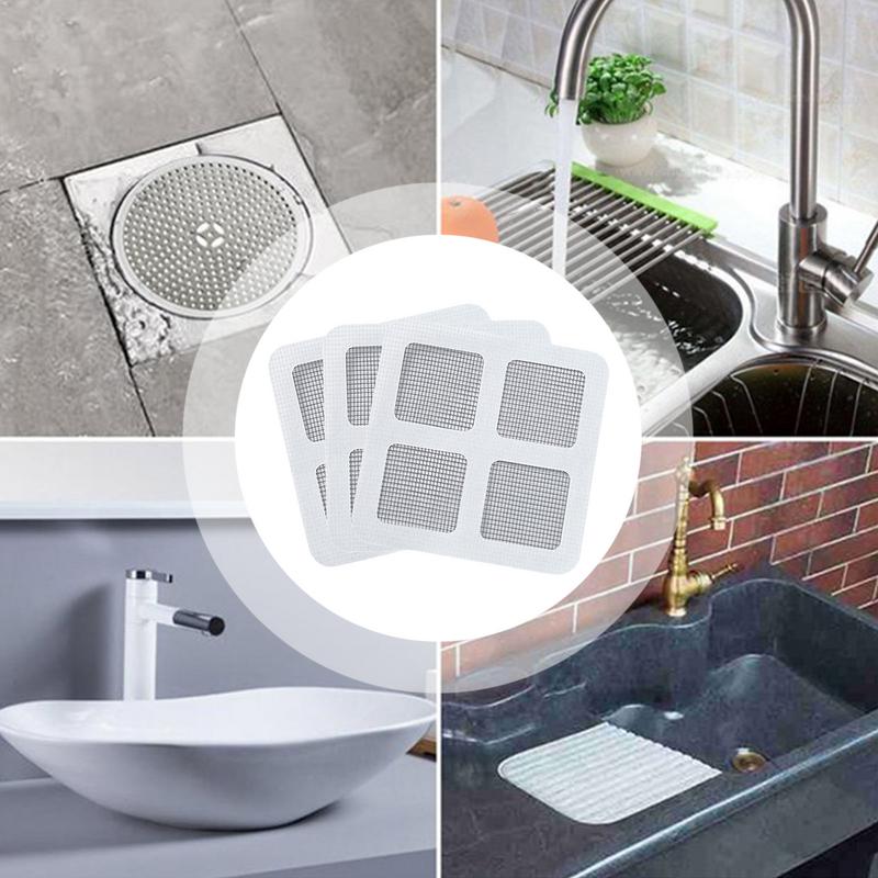 Shower Drain Sticker 3PCS Floor Drain Cover Hair Catcher Drain Cover Floor Drain Cover Shower Drain Floor Drain Filter Screen