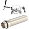 2 Piece 100mm Length Beer Tap Faucet Accessories G5/8in Thread Beer Brewing Tap Shank  For Homebrew