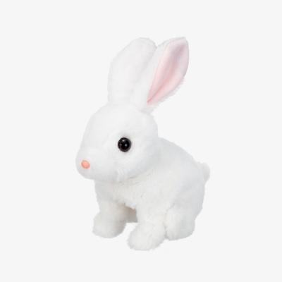 Young Toys Little Chou Chou Hearty Hop & Hop Snow Bunny Plush Toy